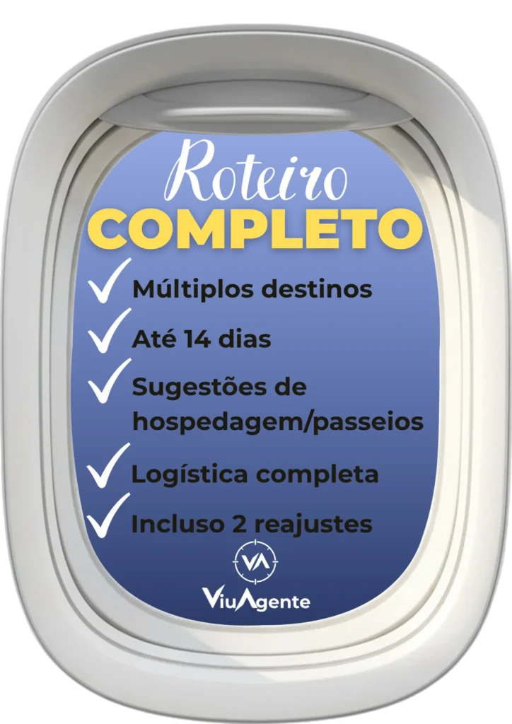 Serviço Completo de planejamento de viagem ViuAgente