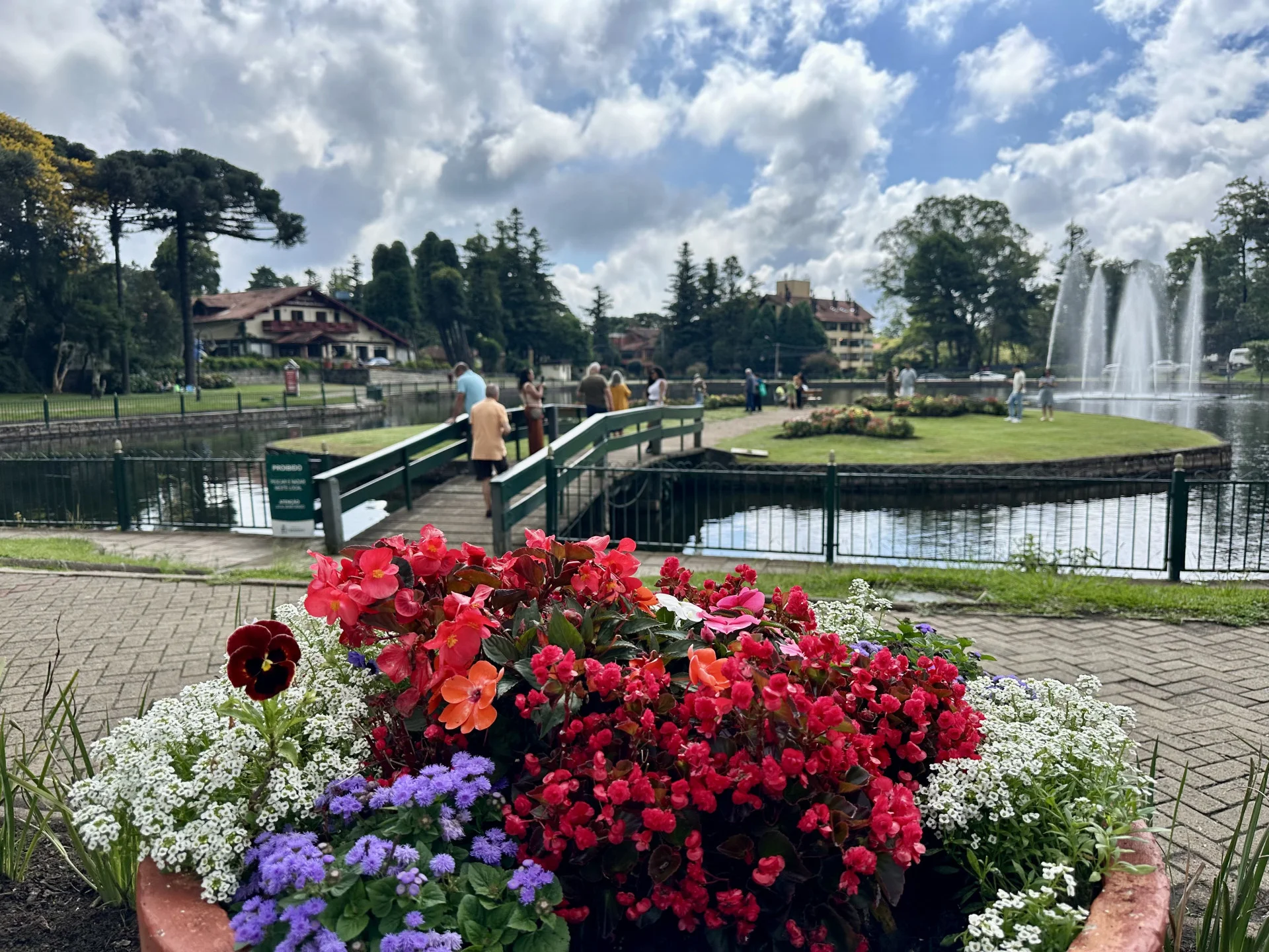 Lago Joaquina Rita Bier em Gramado
